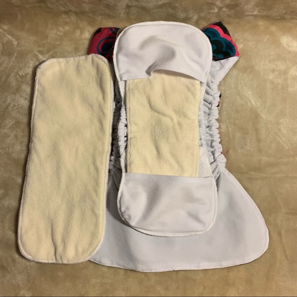 Hybrid Cloth Diaper With Hook And Loop Original Inserts Included Ninios - Picture 7 of 10